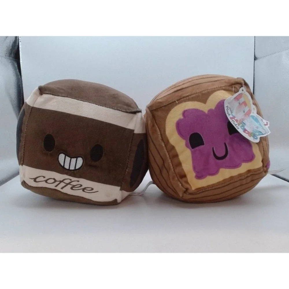 Inseperables - Better Together Coffee & Toast Magnetic Plush Set, *BNWT